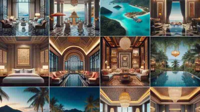 50 Top Luxury Hotels of 2024: Discover the World's Most Exclusive and Unforgettable Stays, Concept art for illustrative purpose, tags: robb - Monok